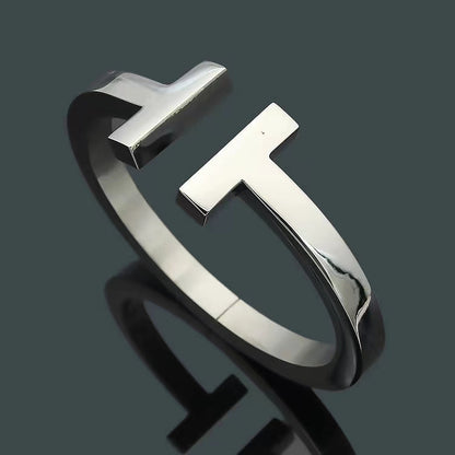 [⭐JeweliWhal]T SQUARE OPEN BRACELET