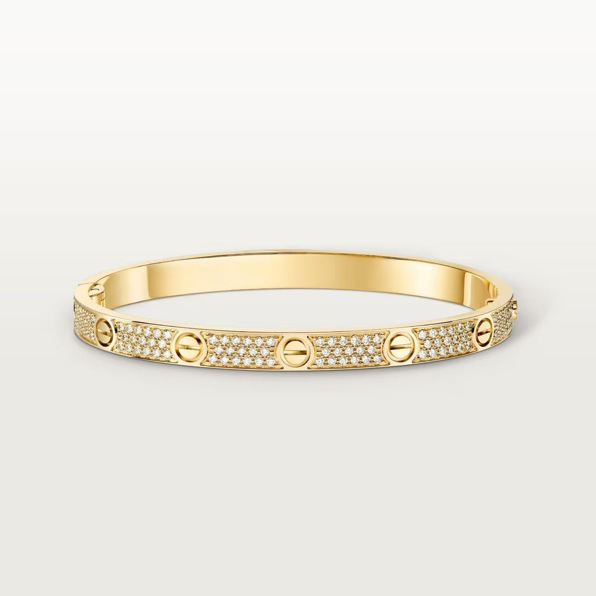 [⭐⭐JeweliWhal]LOVEブレスレット 4.8MM ダイヤモンドパヴェ