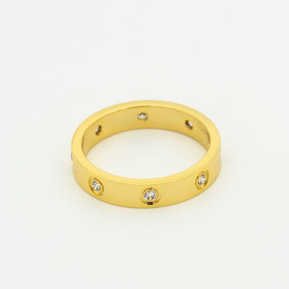 [⭐⭐JeweliWhal]LOVE RING 3.6MM 8 DIAMONDS