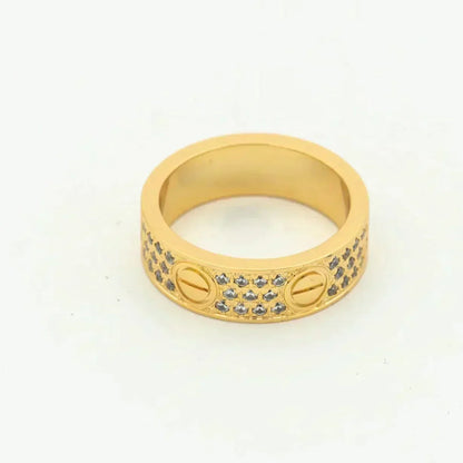 [⭐⭐JeweliWhal]LOVE RING 5.5MM DIAMONDS PAVED