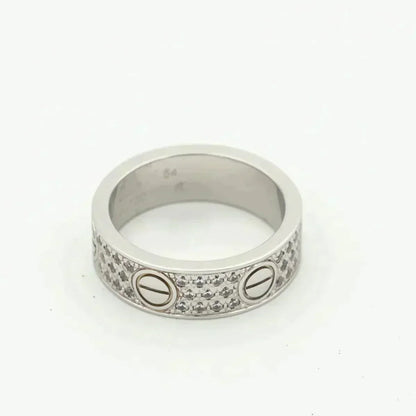 [⭐⭐JeweliWhal]LOVE RING 5.5MM DIAMONDS PAVED