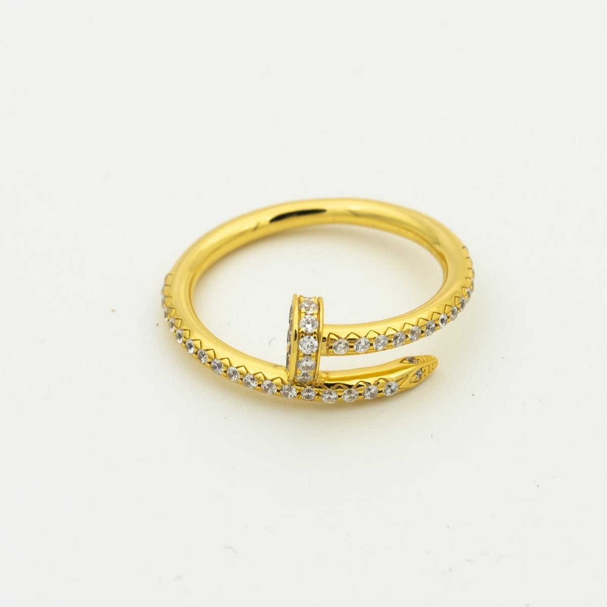 [⭐⭐JeweliWhal]JUSTE RING 1.8MM GOLD DIAMONDS