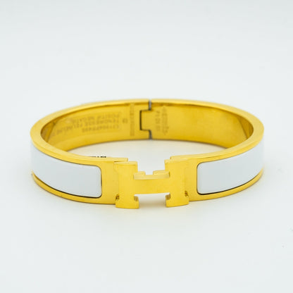 [⭐⭐JeweliWhal]H WHITE BRACELET