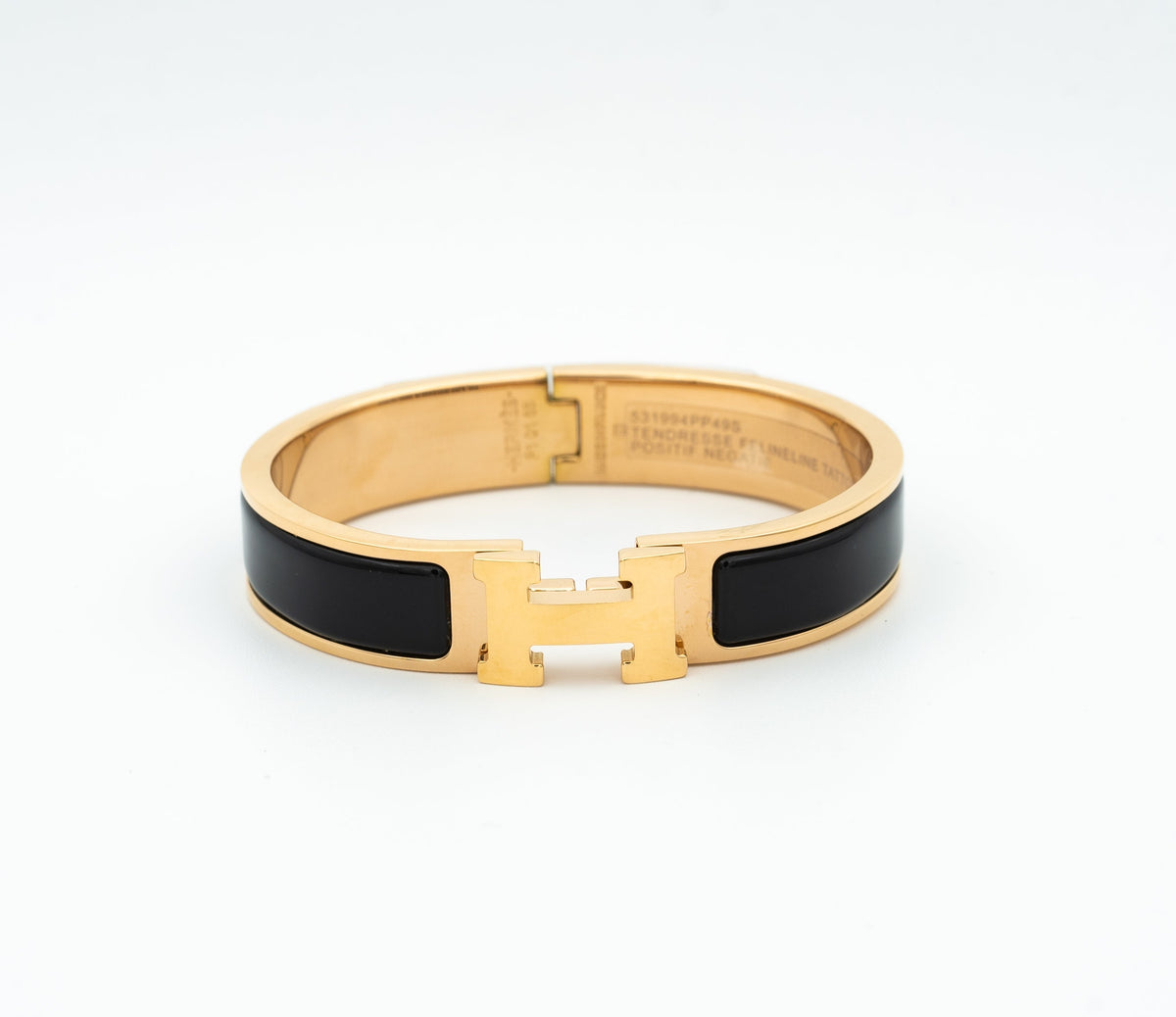 [⭐⭐JeweliWhal]H BLACK BRACELET