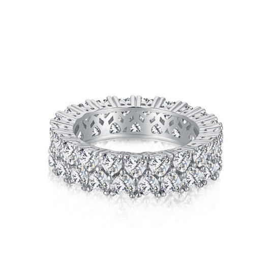 [Manual]Sparkling Full Heart Ring