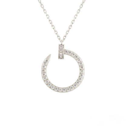[⭐⭐JeweliWhal]JUSTE ネックレス シルバー ダイヤモンド