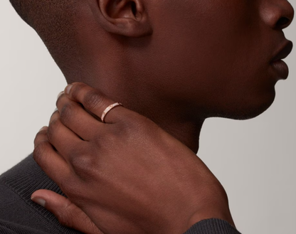 [⭐⭐JeweliWhal]LOVE RING 幅2.6mm フルダイヤモンドリング ローズゴールド