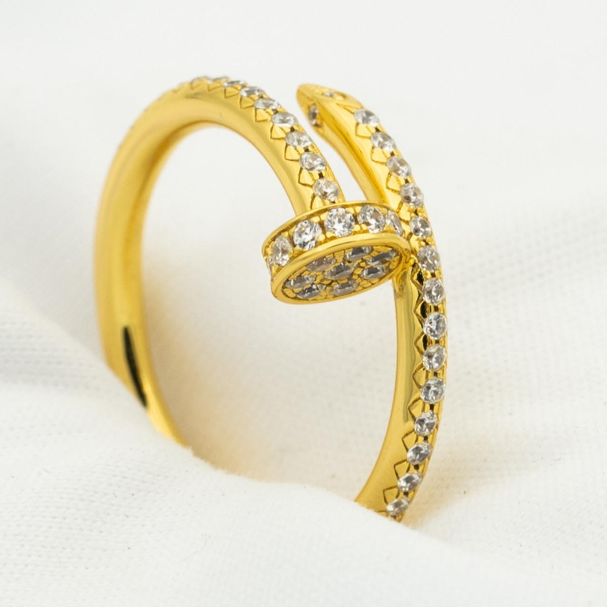 [⭐⭐JeweliWhal]JUSTE RING 1.8MM GOLD DIAMONDS