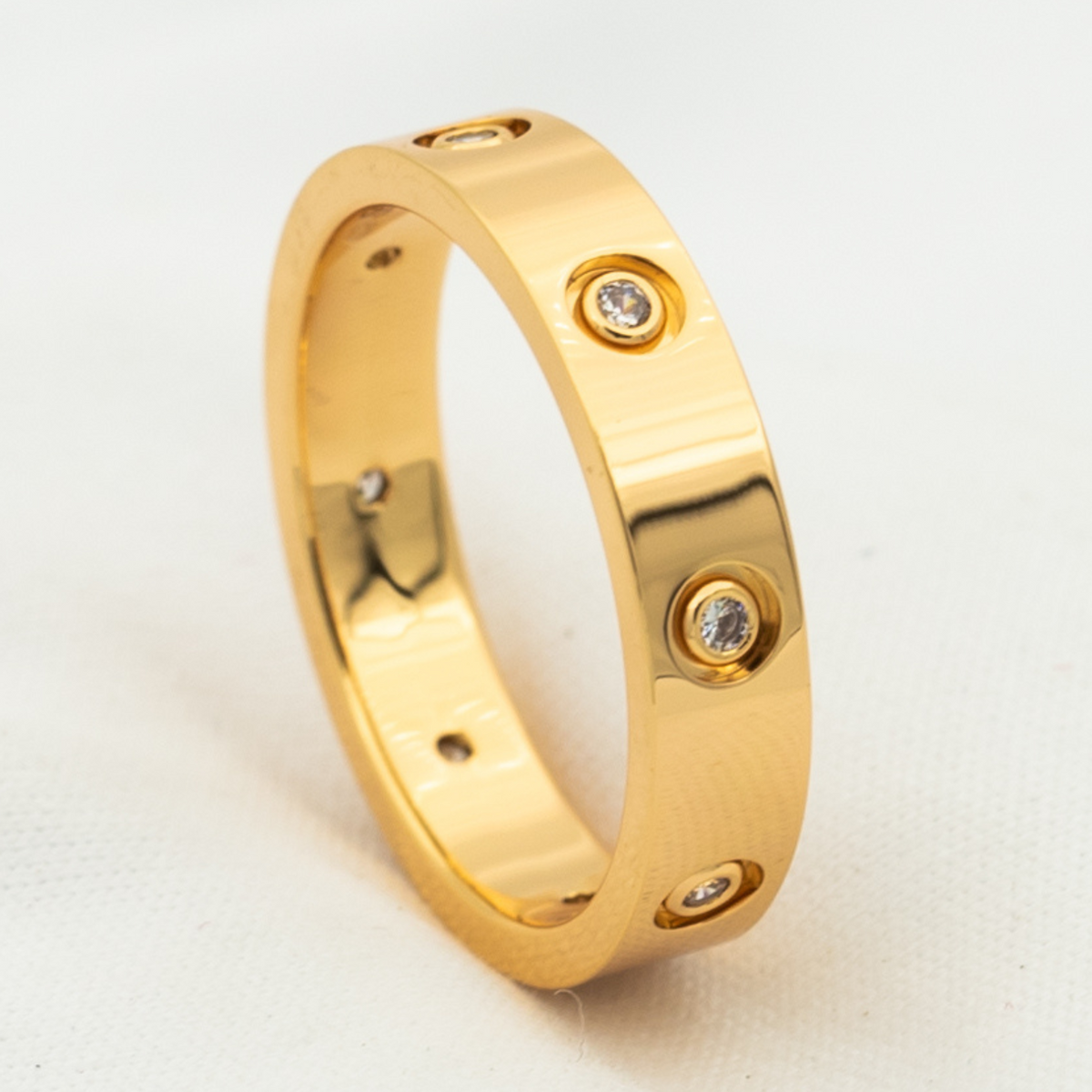 [⭐⭐JeweliWhal]LOVE RING 3.6MM 8 DIAMONDS