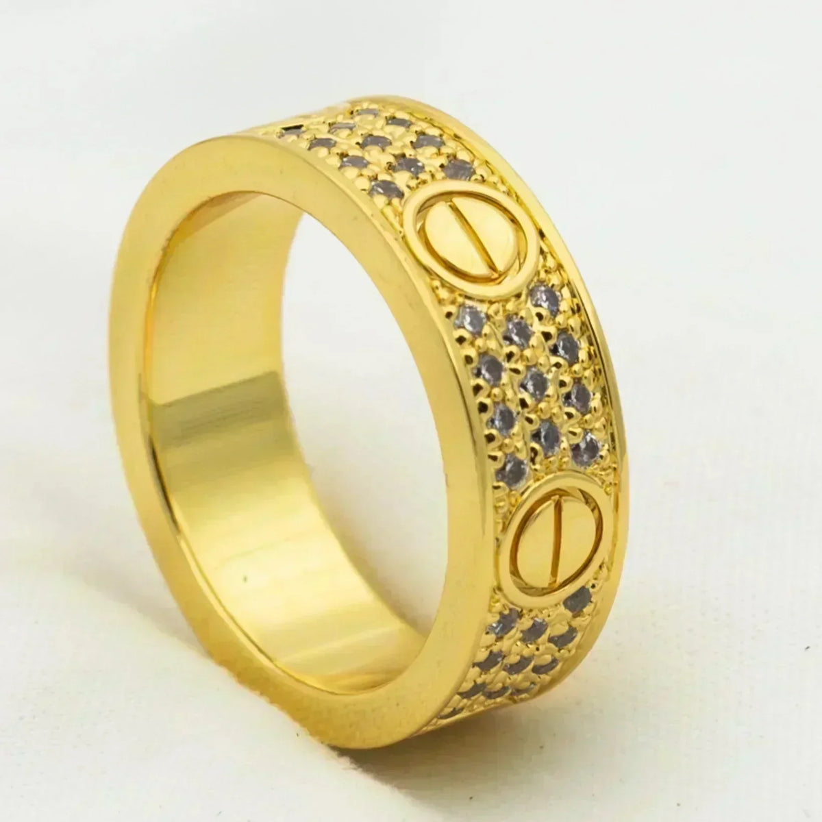 [⭐⭐JeweliWhal]LOVE RING 5.5MM DIAMONDS PAVED
