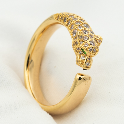 [⭐⭐JeweliWhal]PANTHERE RING DIAMOND 7.3MM