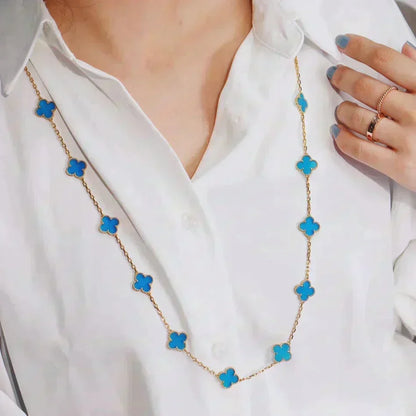[⭐⭐JeweliWhal]CLOVER 20 MOTIFS TURQUOISE GOLD