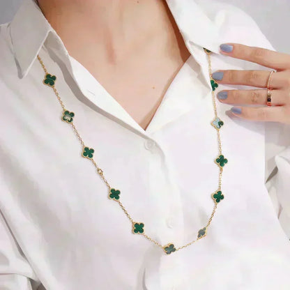 [⭐⭐JeweliWhal]CLOVER 20 MOTIFS MALACHITE GOLD