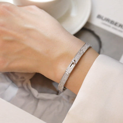 [⭐⭐JeweliWhal]KELLY BRACELET DIAMOND PAVED