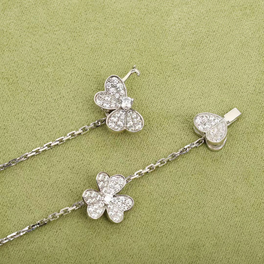[⭐⭐JeweliWhal]FRIVOLE SILVER 9 FLOWERS NECKLACE