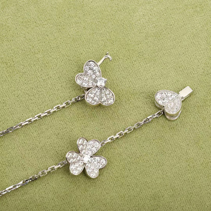 [⭐⭐JeweliWhal]FRIVOLE SILVER 9 FLOWERS NECKLACE