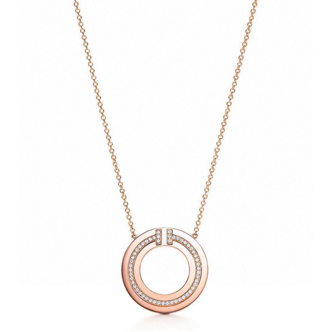 [⭐JeweliWhal]DIAMOND AND MOTHER OF PEARL CIRCLE PENDANT