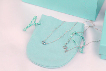 [⭐JeweliWhal]ELSA PERETTI SERIES SINGLE DIAMOND SIMPLE NECKLACE