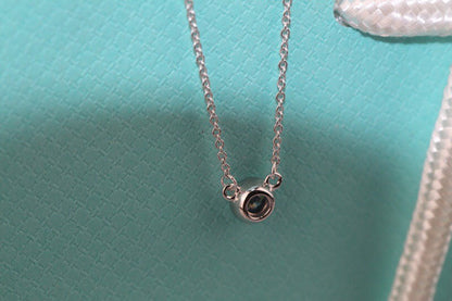 [⭐JeweliWhal]ELSA PERETTI SERIES SINGLE DIAMOND SIMPLE NECKLACE
