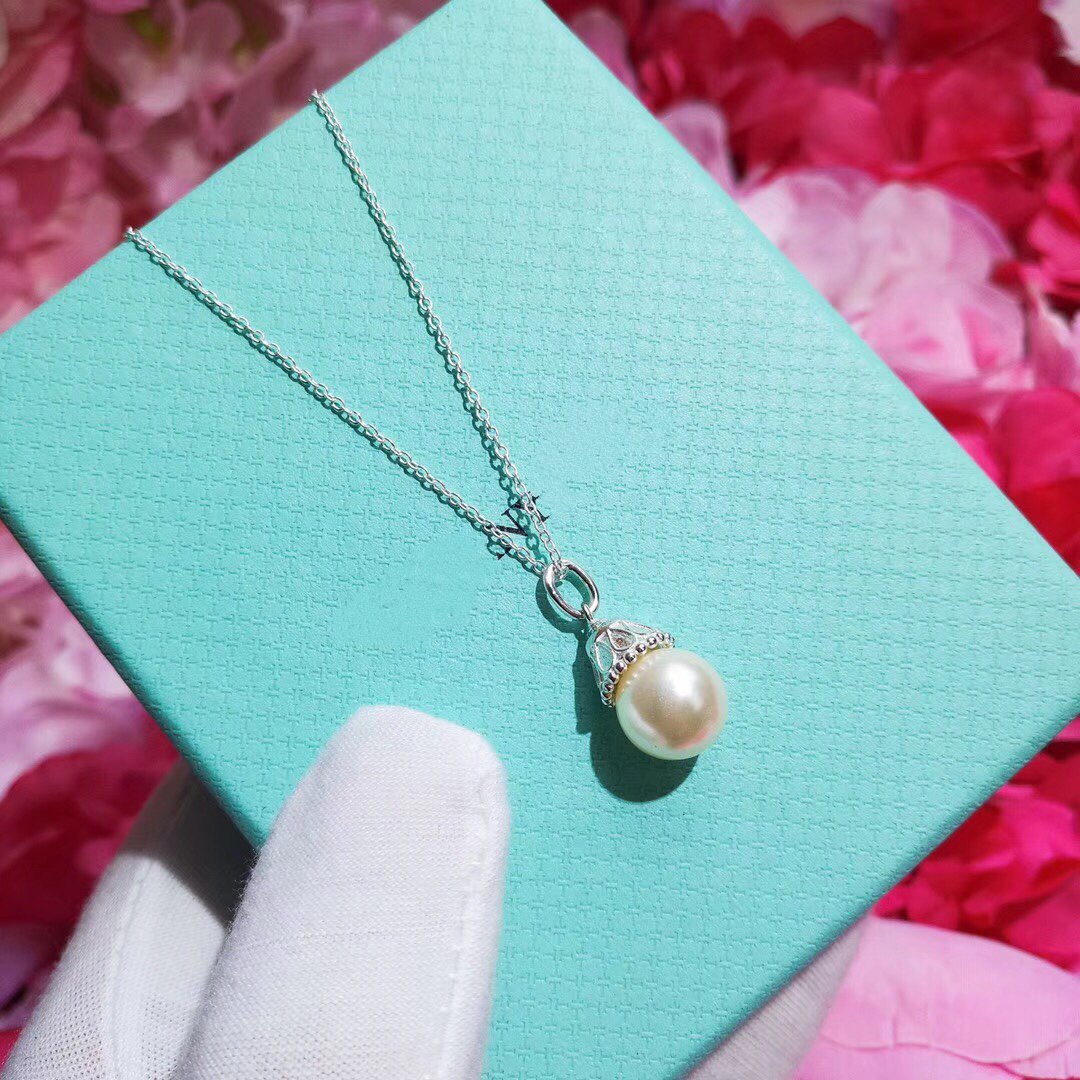 [⭐JeweliWhal]PEARL PENDANT GATSBY ZIEGFELD PEARL SILVER NECKLACE