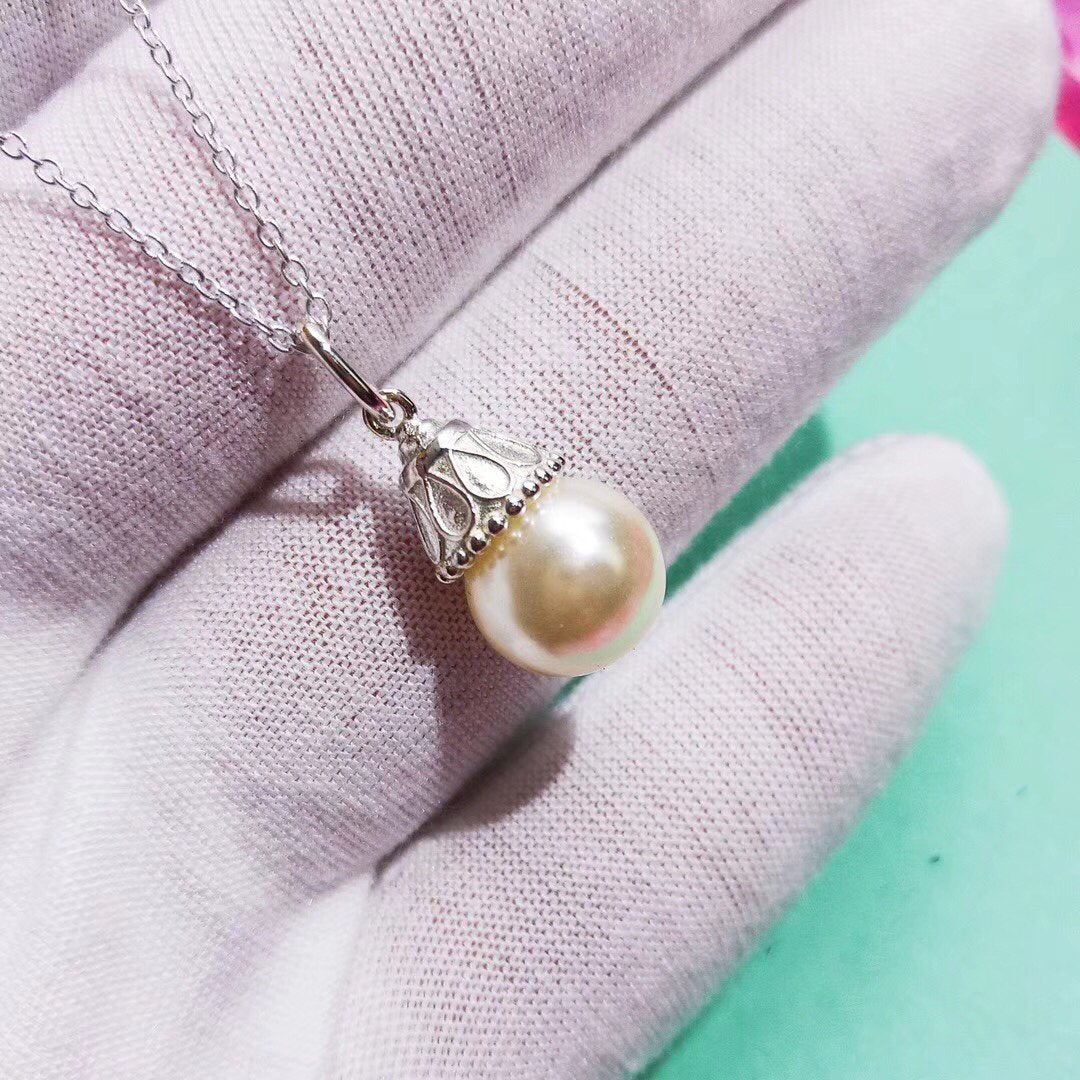 [⭐JeweliWhal]PEARL PENDANT GATSBY ZIEGFELD PEARL SILVER NECKLACE