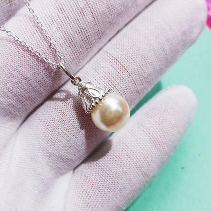 [⭐JeweliWhal]PEARL PENDANT GATSBY ZIEGFELD PEARL SILVER NECKLACE