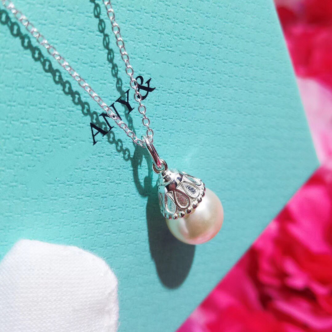 [⭐JeweliWhal]PEARL PENDANT GATSBY ZIEGFELD PEARL SILVER NECKLACE