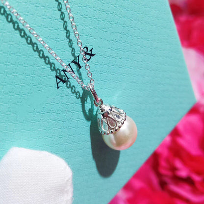 [⭐JeweliWhal]PEARL PENDANT GATSBY ZIEGFELD PEARL SILVER NECKLACE