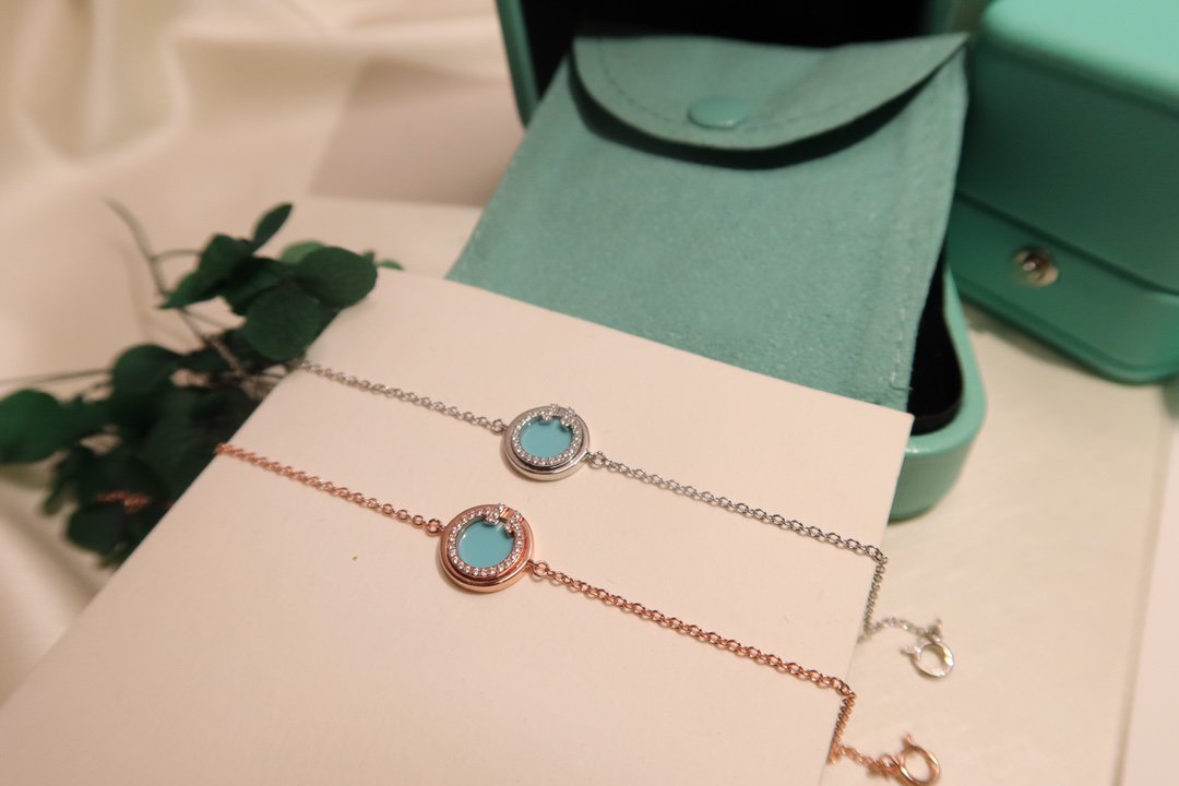 [⭐JeweliWhal]DIAMOND CIRCLE PINK GOLD BRACELET