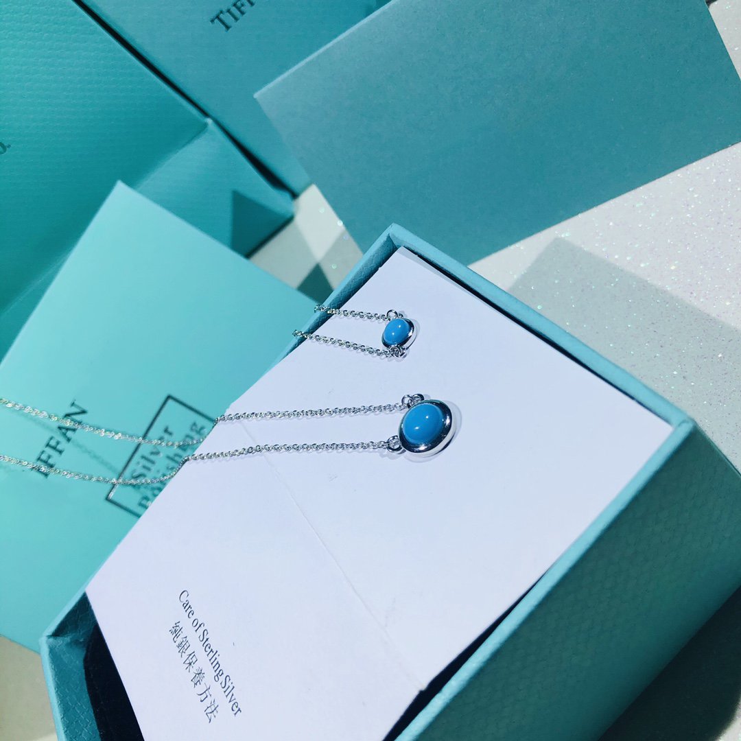 [⭐JeweliWhal]YARD TURQUOISE NECKLACE SILVER