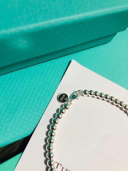 [⭐JeweliWhal]LOVE TIFFANY RED HEART TAG BEAD BRACELET