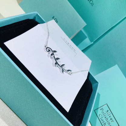 [⭐JeweliWhal]PALOMA PICASSO STERLING SILVER OLIVE BRANCH NECKLACE