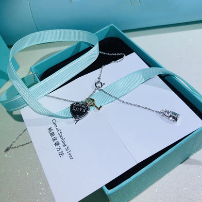 [⭐JeweliWhal]LOVE HEART TAG KEY NECKLACE