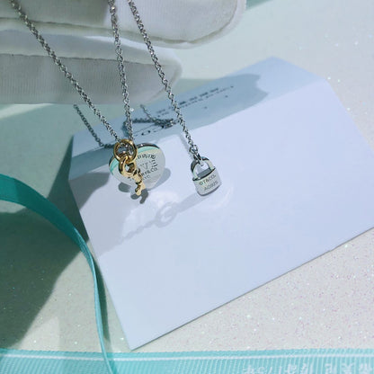 [⭐JeweliWhal]LOVE HEART TAG KEY NECKLACE