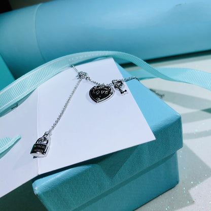 [⭐JeweliWhal]LOVE HEART TAG KEY NECKLACE