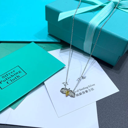[⭐JeweliWhal]PAPER FLOWERS YELLOW DIAMOND FIREFLY PENDANT