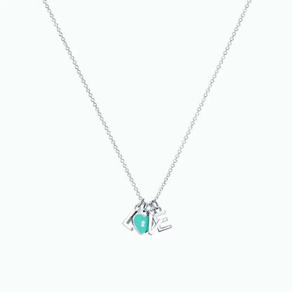 [⭐JeweliWhal]COLLAR LOVE PLATA NECKLACE