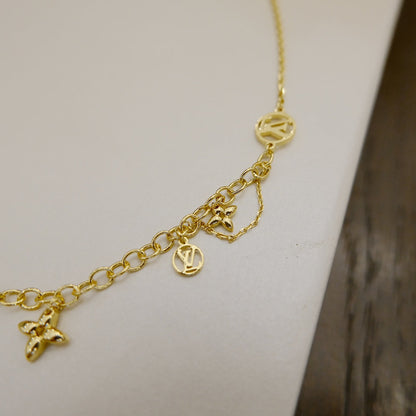[⭐⭐JeweliWhal]BLOOMING SUPPLE NECKLACE BRASS