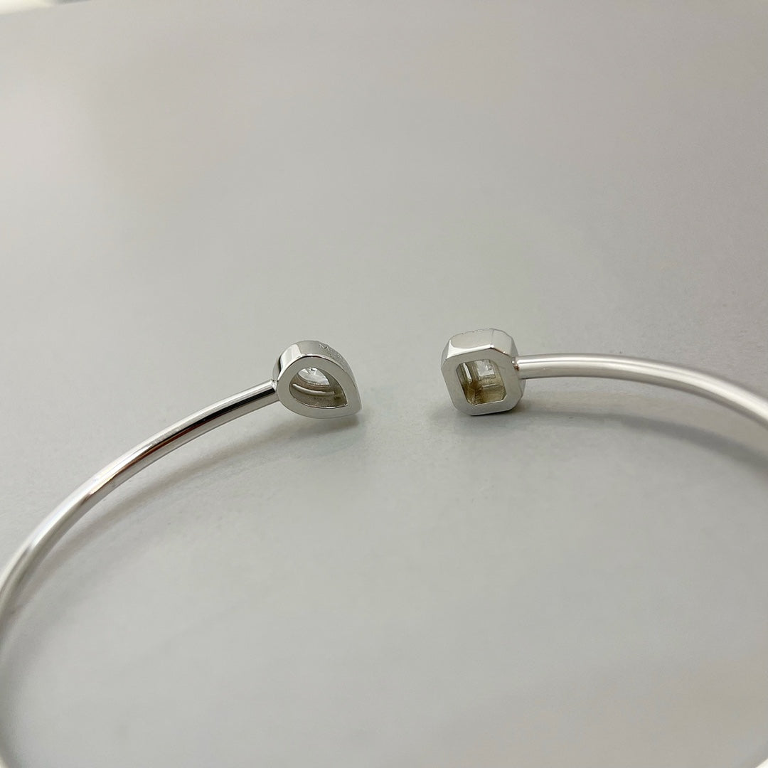 [⭐⭐JeweliWhal]JONC FLEX MY TWIN TOI & MOI SILVER DIAMOND BRACELET