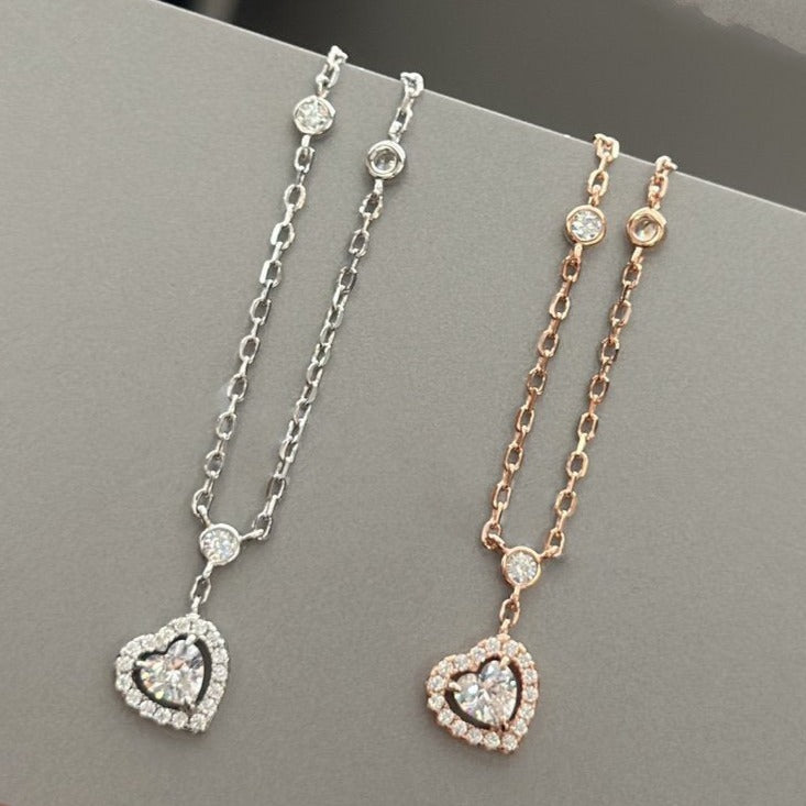 [⭐⭐JeweliWhal]JOY HEART DIAMOND NECKLACE
