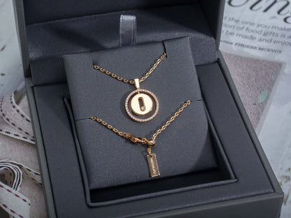 [⭐⭐JeweliWhal]Demo MOVE PM NECKLACE PINK GOLD DIAMOND