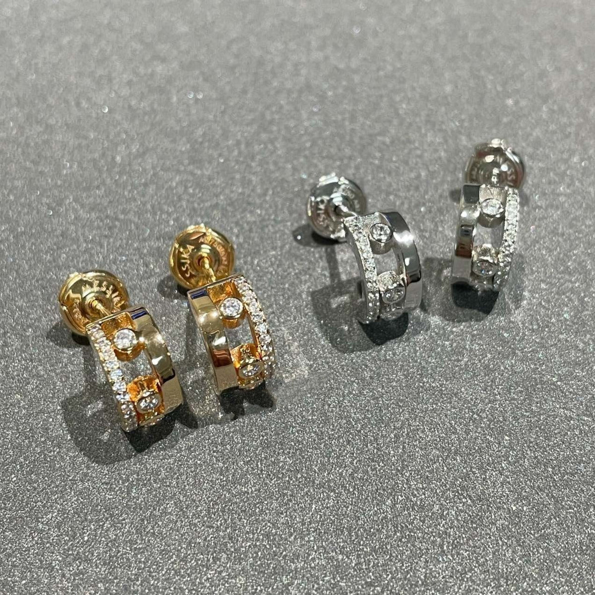 [⭐⭐JeweliWhal]MOVE ROMANE EARRINGS DIAMOND