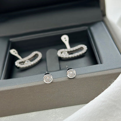 [⭐⭐JeweliWhal]MOVE UNO SILVER DIAMOND EARRINGS