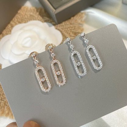 [⭐⭐JeweliWhal]DORMEUSES MOVE UNO DIAMOND EARRINGS
