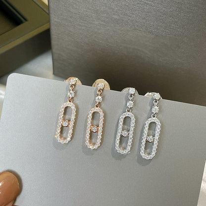 [⭐⭐JeweliWhal]DORMEUSES MOVE UNO DIAMOND EARRINGS