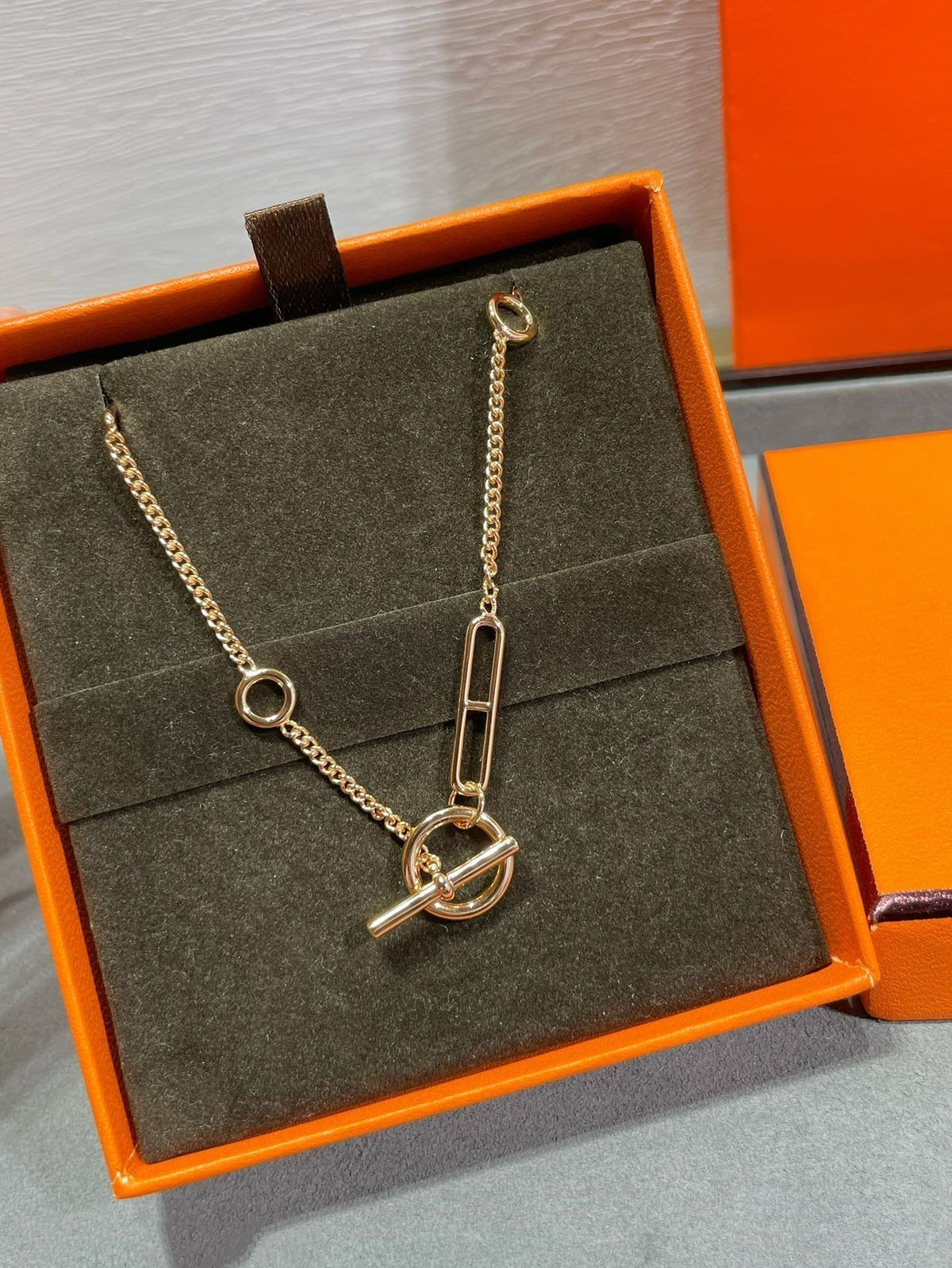 [⭐⭐JeweliWhal]HM STERLING CHAINE D'ANCRE HEART