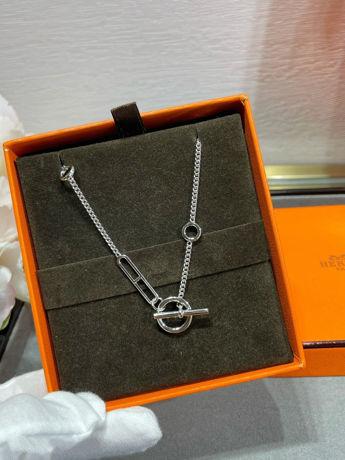 [⭐⭐JeweliWhal]HM STERLING CHAINE D'ANCRE HEART