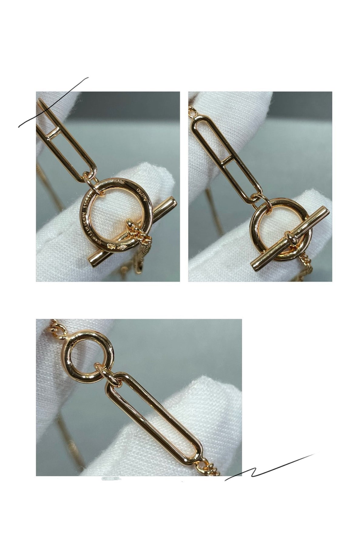 [⭐⭐JeweliWhal]HM STERLING CHAINE D'ANCRE HEART
