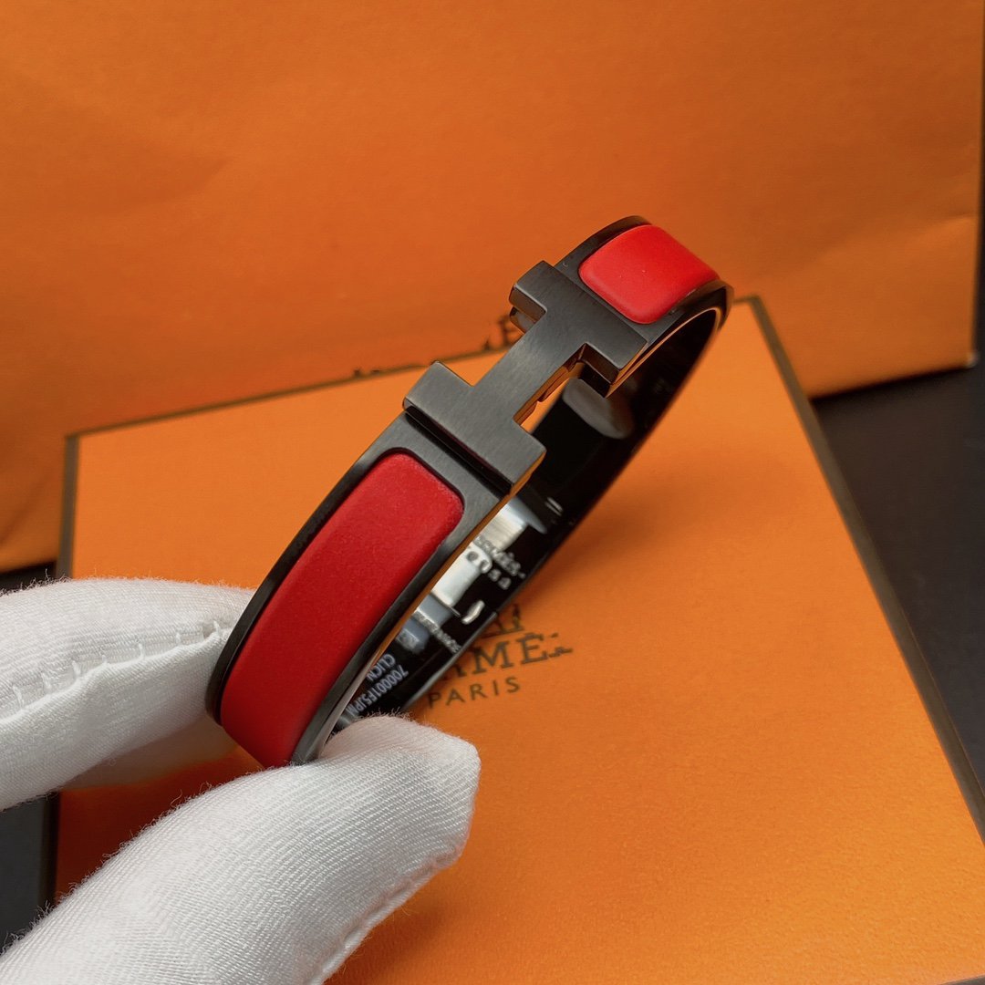 [⭐⭐JeweliWhal]CLIC HM SO BLACK RED BRACELET