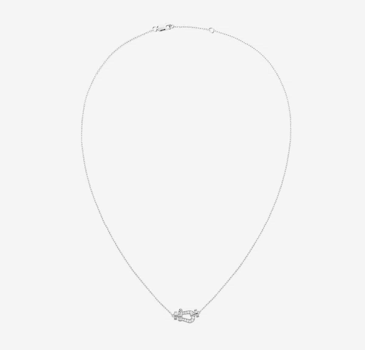 [⭐⭐JeweliWhal]FORCE 10 DIAMOND SILVER NECKLACE MINI MODEL